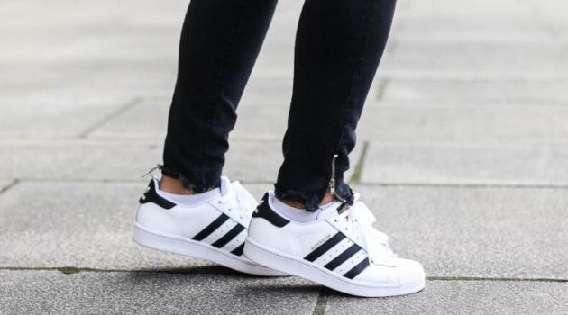 adidas superstar femme portée